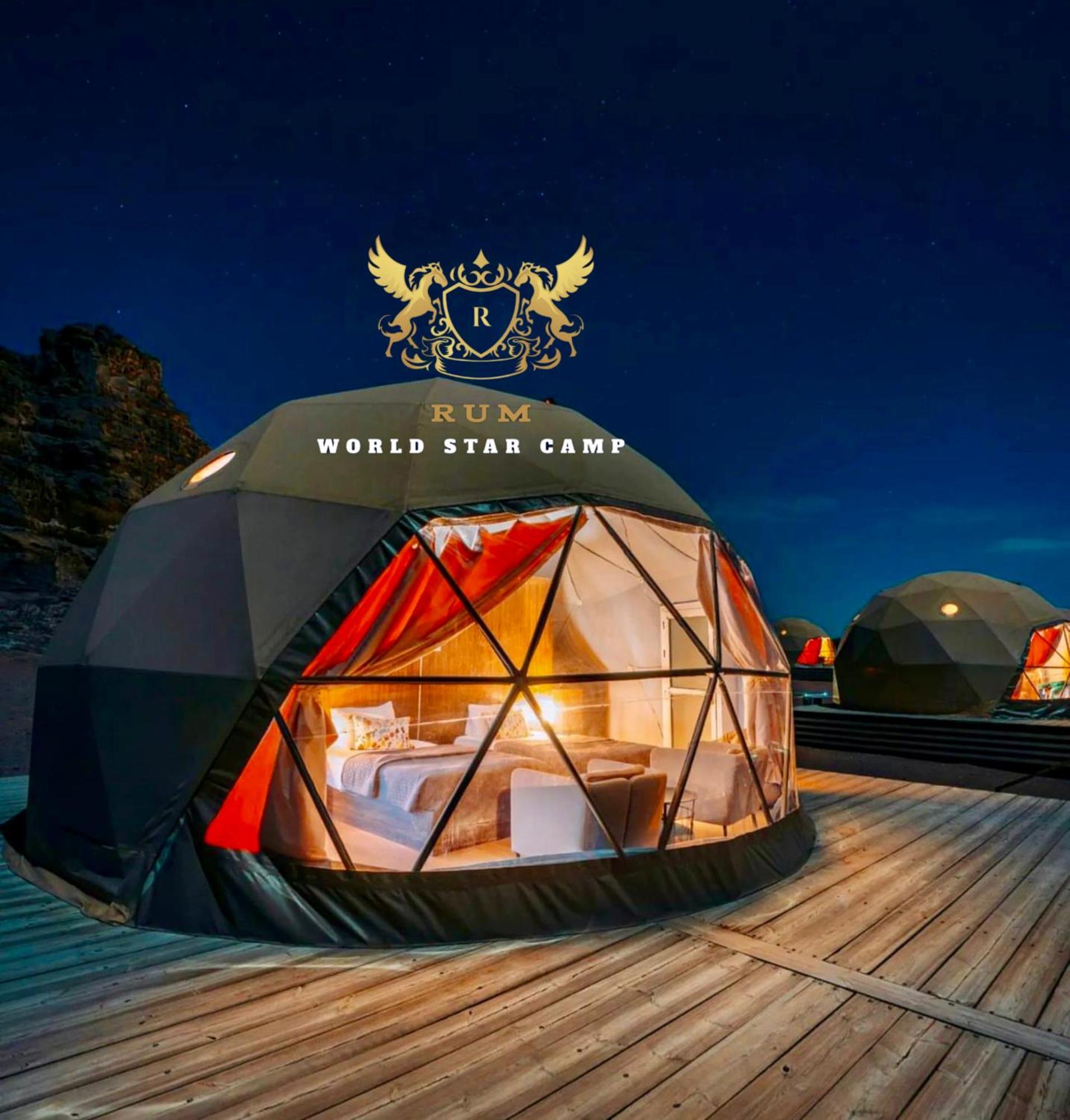 ワディ ・ラム Rum Mountain Luxury Campアパートホテル エクステリア 写真