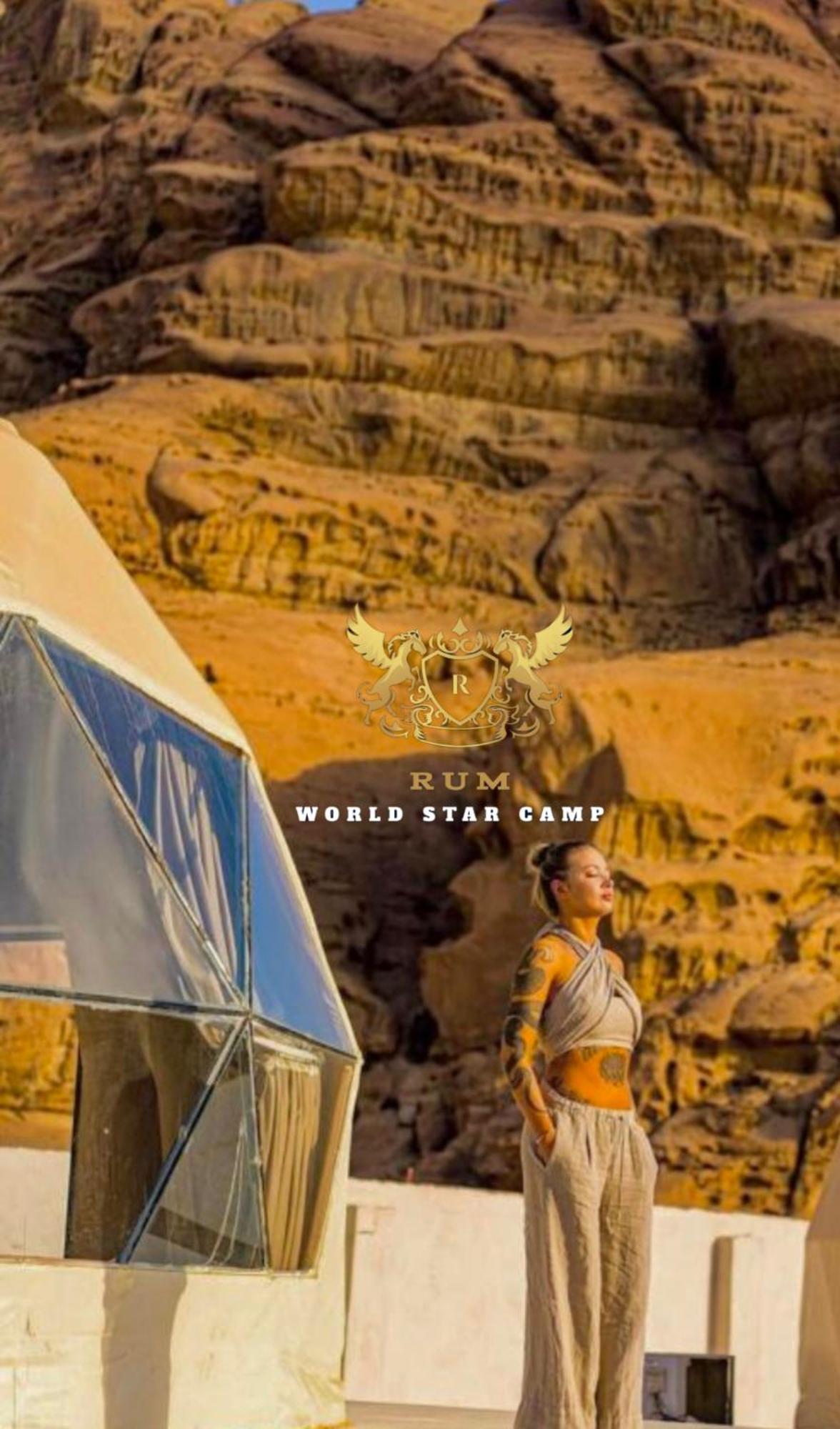 ワディ ・ラム Rum Mountain Luxury Campアパートホテル エクステリア 写真