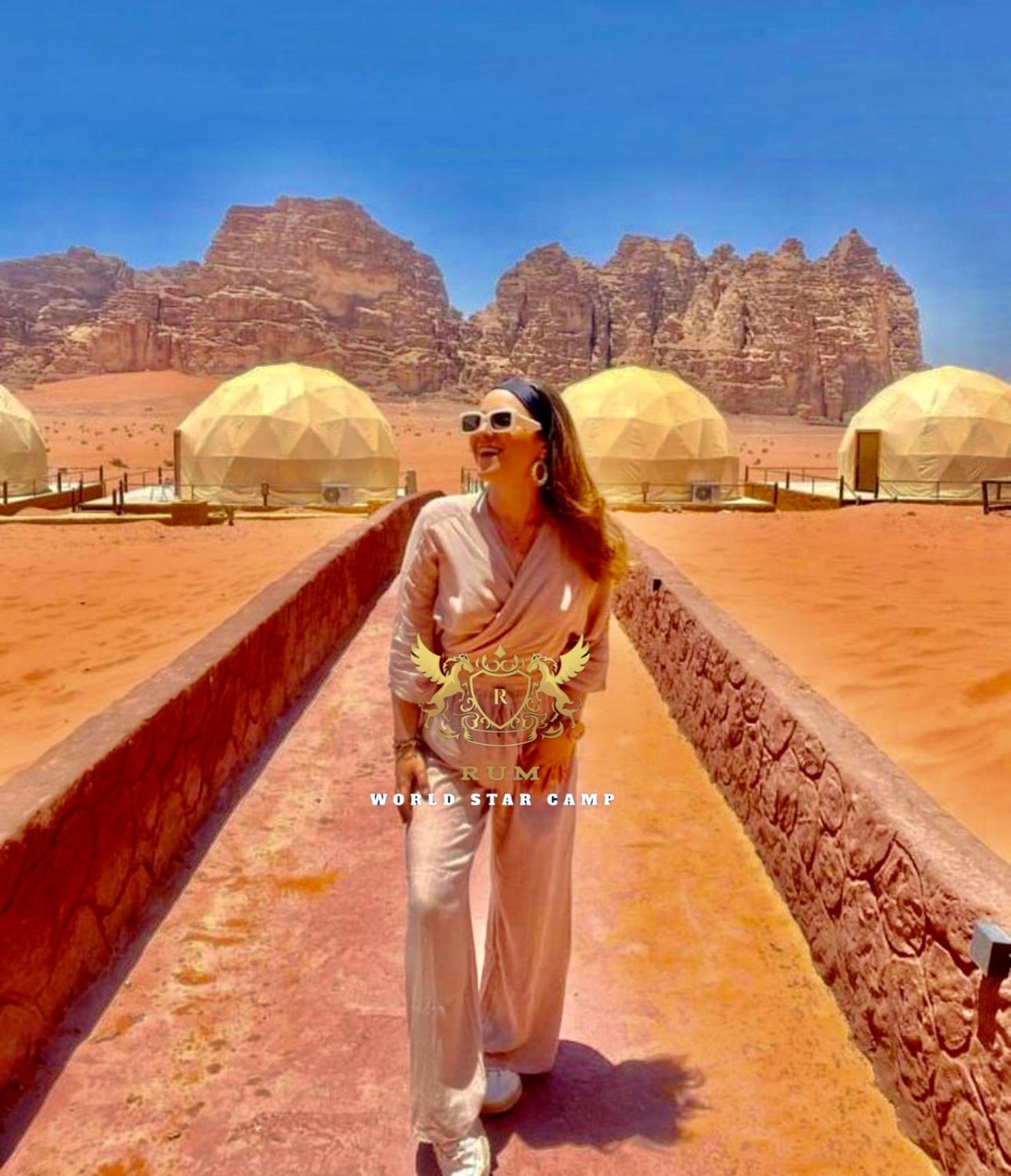 ワディ ・ラム Rum Mountain Luxury Campアパートホテル エクステリア 写真